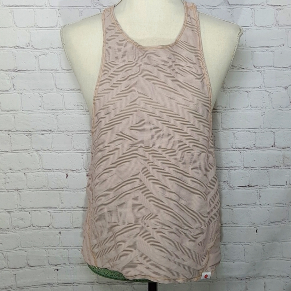 Vimmia Pale Pink Ribbed Swing Tank Top